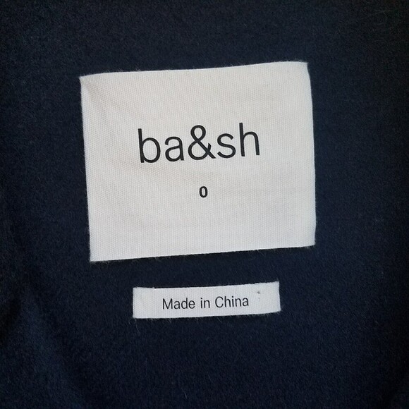 Ba&sh Wool Blend Manteau Coat - Picture 6 of 10